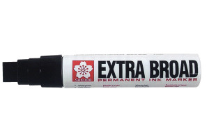 17845096 Маркер Extra Broad экстра толстый, перманентный, черный стержень 10 на 17мм XJGKS 49 SAKURA