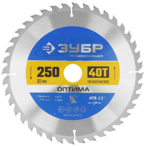 Диск пильный Зубр 36903-250-32-40_z01 9107916