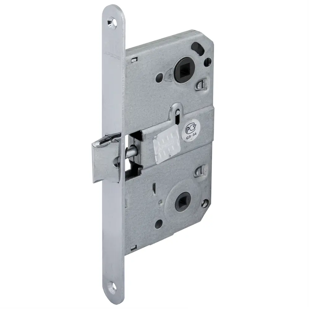 Защёлка дверная Apecs 5300-WC, 131х73 мм, сталь, цвет хром STLM-2044660