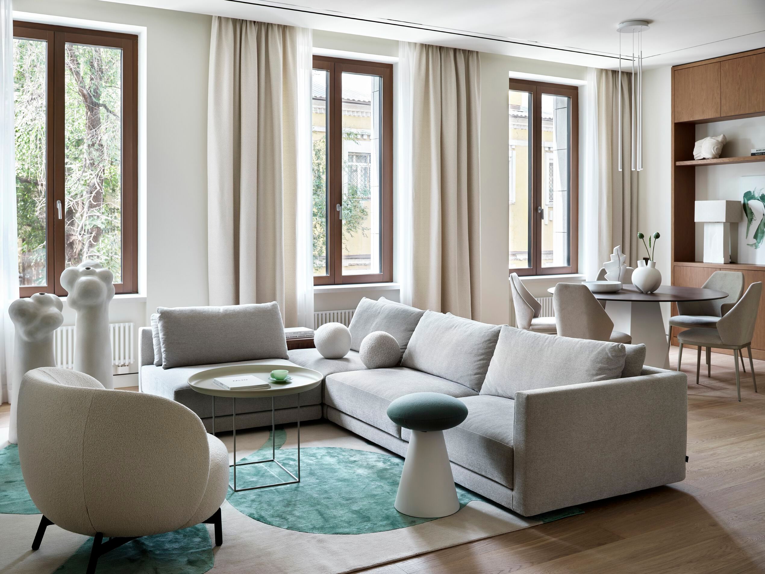 Прямоугольный ковер ручной работы Tapis Rouge Ambiance ARCH-00053563 - Вид №3