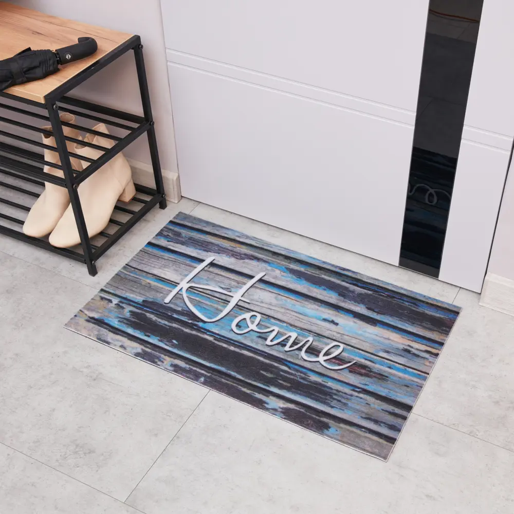 Коврик Inspire Layan Grey 45x75 см полипропилен цвет серый STLM-2038629