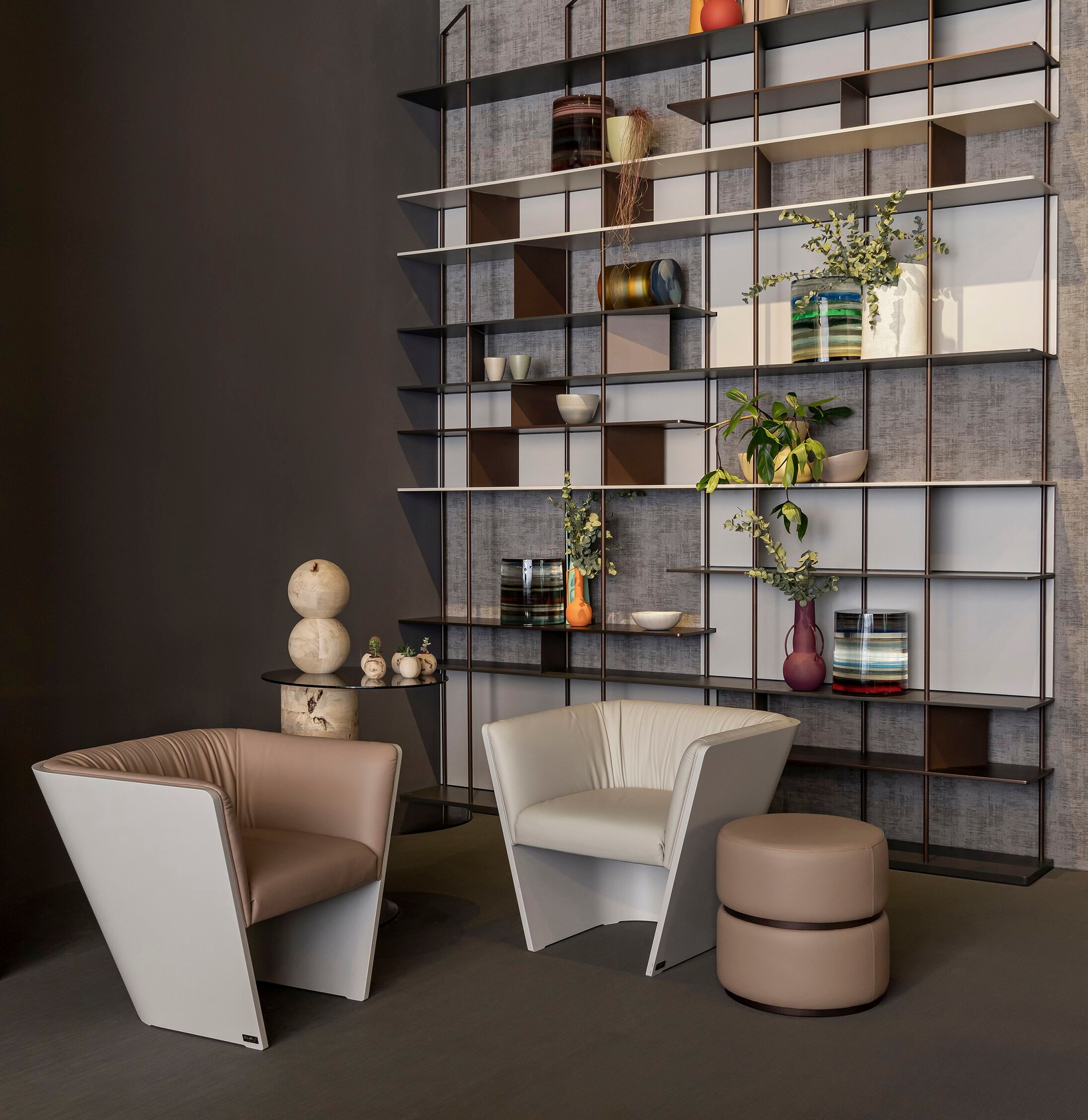 Кожаное кресло с подлокотниками Bizzotto Italia Нара ARCH-00129276 - Вид №2