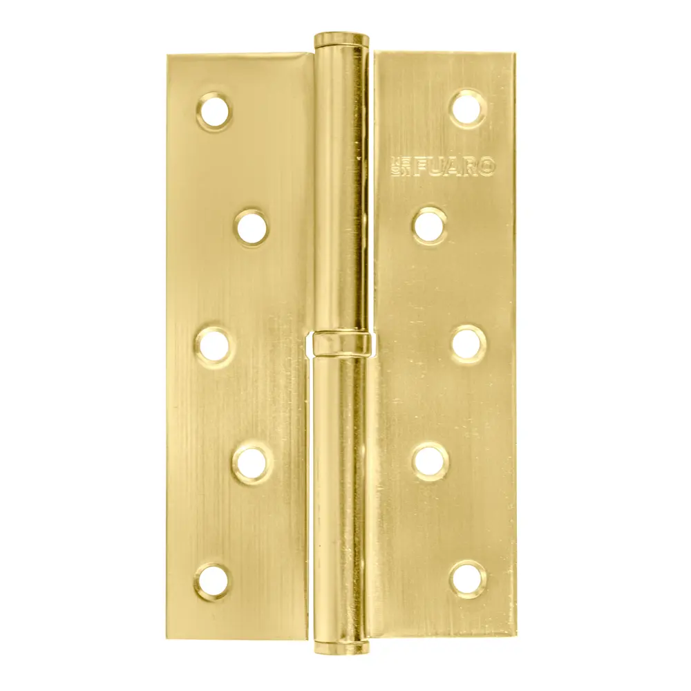 Петля карточная съемная Fuaro левая 125x75x2.5 мм сталь цвет золото STLM-2016175