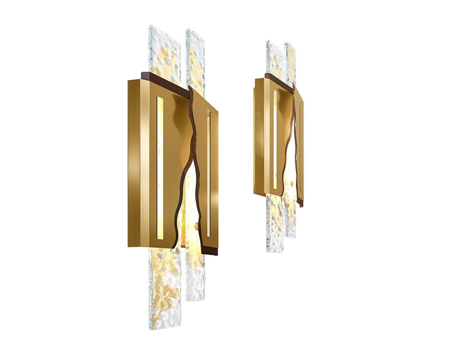 Настенный светильник / потолочный светильник из стали и стекла Patrizia Volpato Flow ARCH-00140745