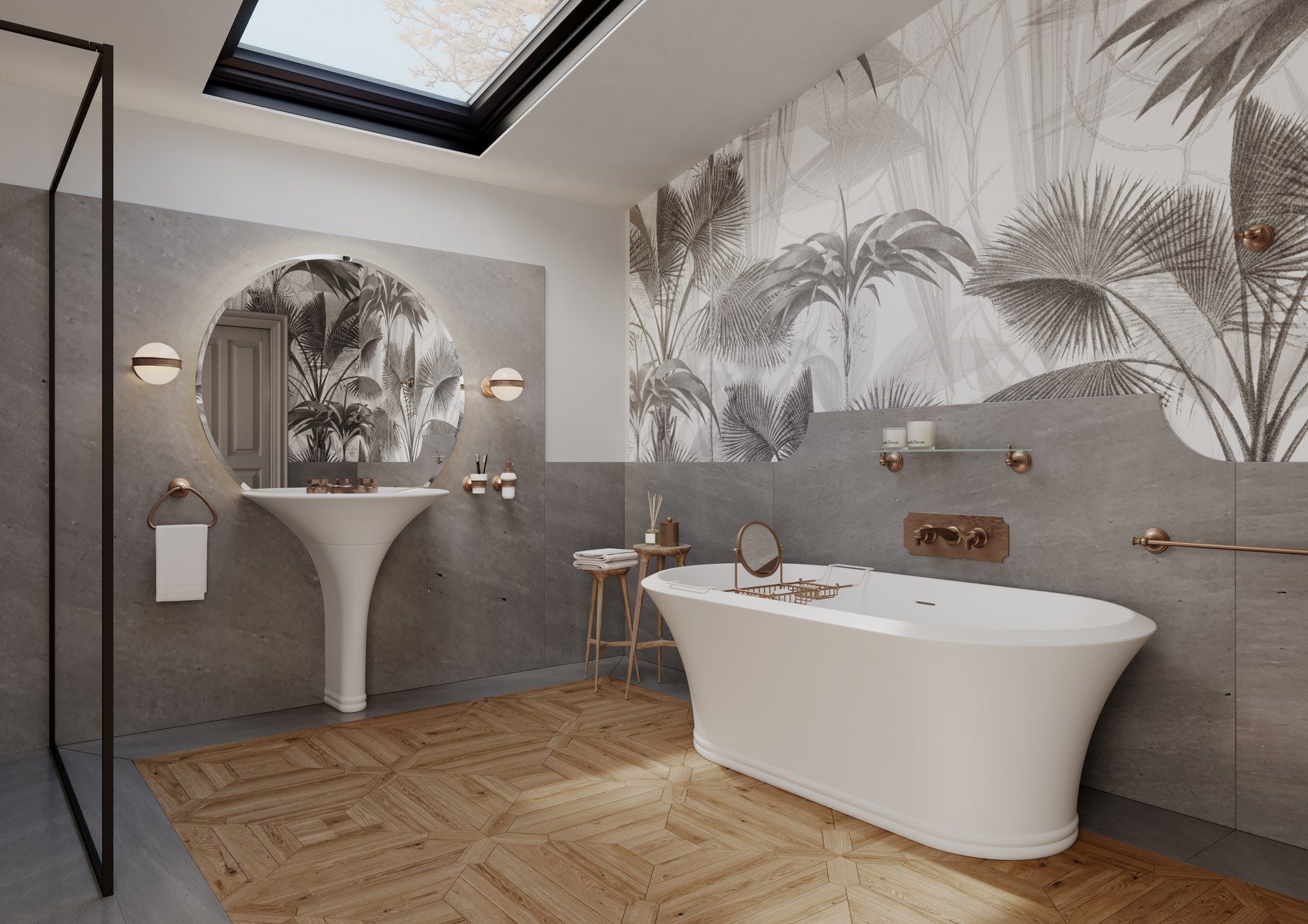 Латунный держатель для полотенец Devon&Devon Kalos ARCH-00073068 - Вид №1