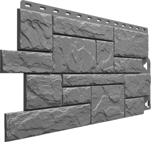85295532 Фасадная панель Docke Dacha слоистый камень 930x406 мм серый 0.38 м² Stein STLM-0060961 DÖCKE