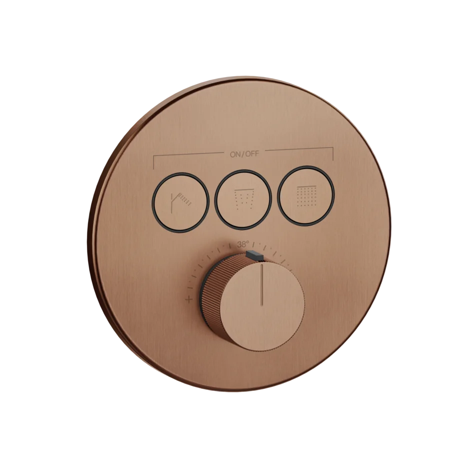 Смеситель для душа 38716 708 Gessi Hi-fi МЕДНЫЙ МАТОВЫЙ PVD 38716708