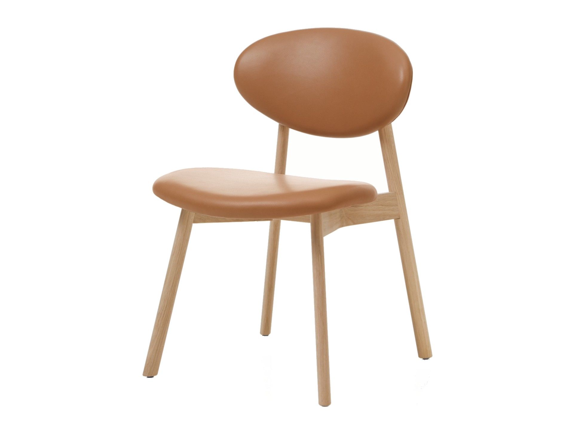 Мягкий стул из массива дерева BassamFellows Ovoid ARCH-00114901