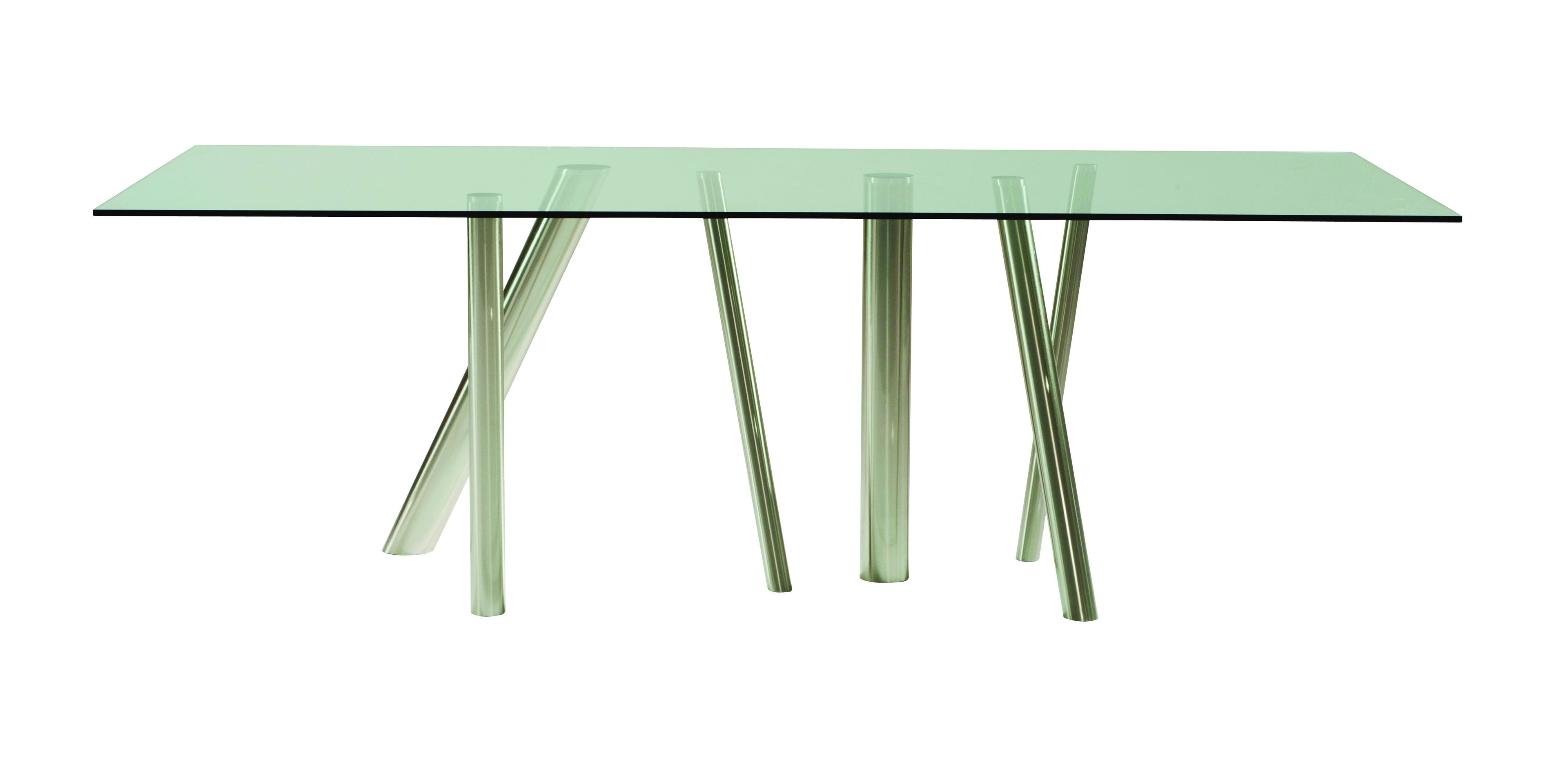 Прямоугольный обеденный стол из закаленного стекла ROCHE BOBOIS Les Contemporains ARCH-00024012