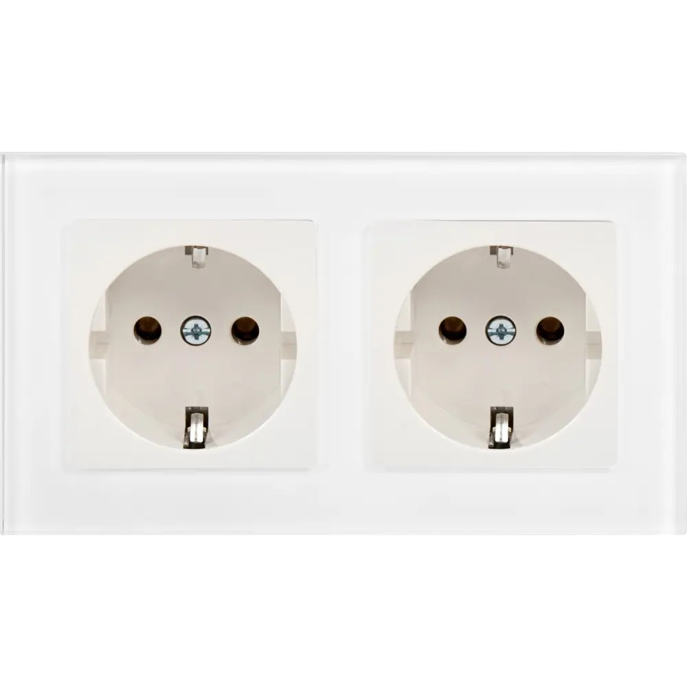 Рамка Werkel Favorit: стеклянная элегантность для двух розеток 17781528 STLM-0008572 - Вид №2