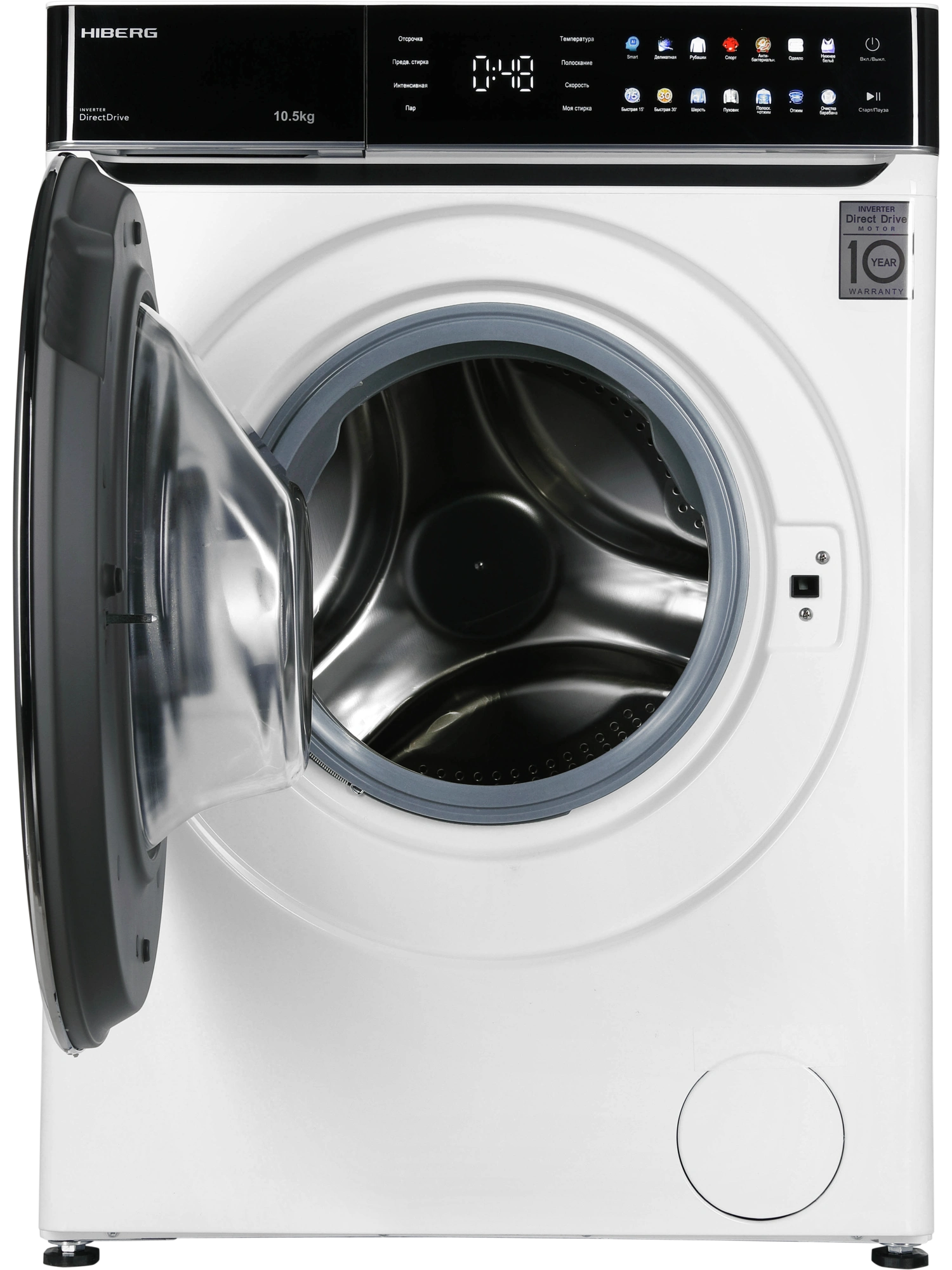 9238392 Стиральная машина HIBERG i-DDQ11 - 1014 W белый STDN-0103001 - Вид №5