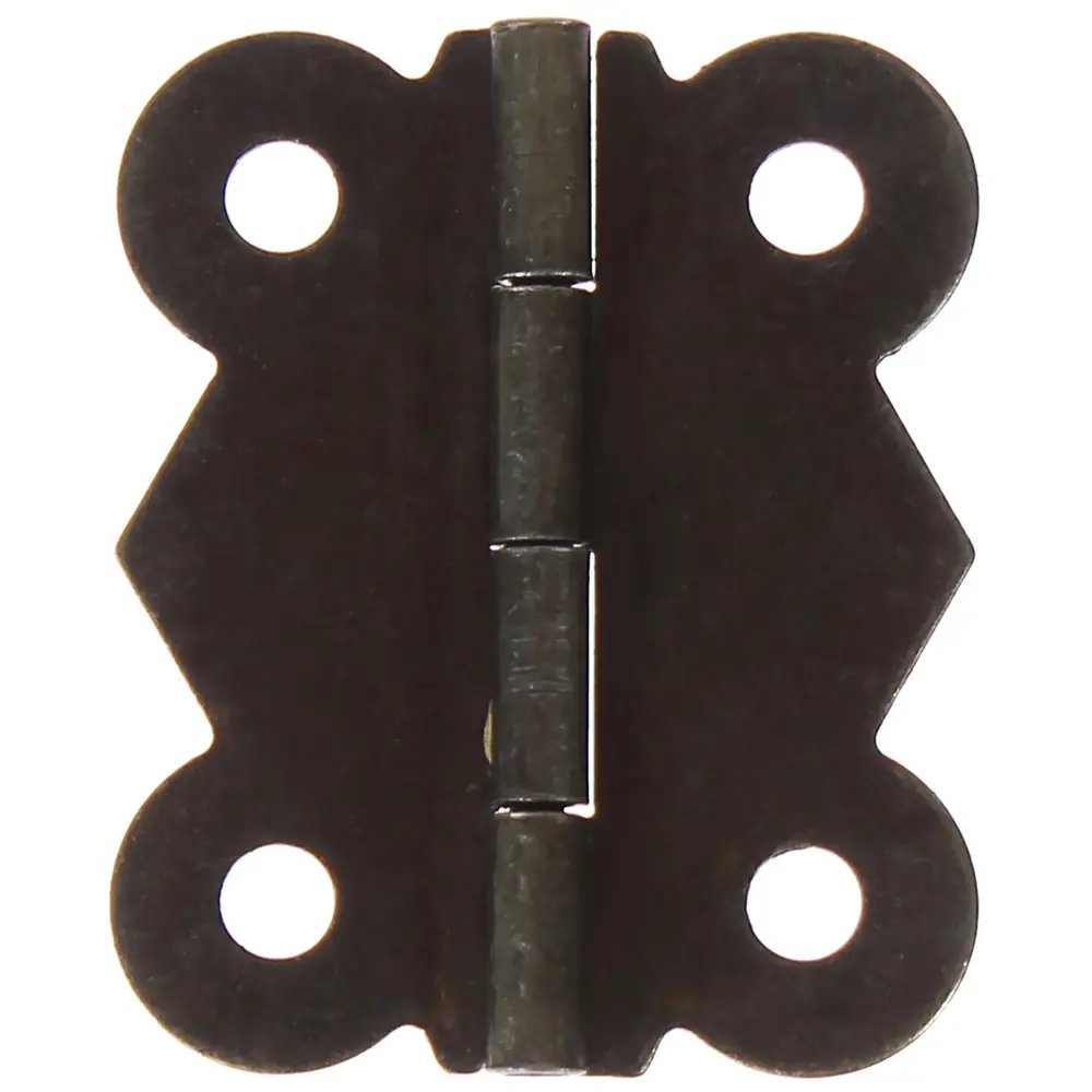 Петля мебельная карточная фигурная 25x30 мм, цвет бронза, 2 шт ЛЕВША STLM-2037028