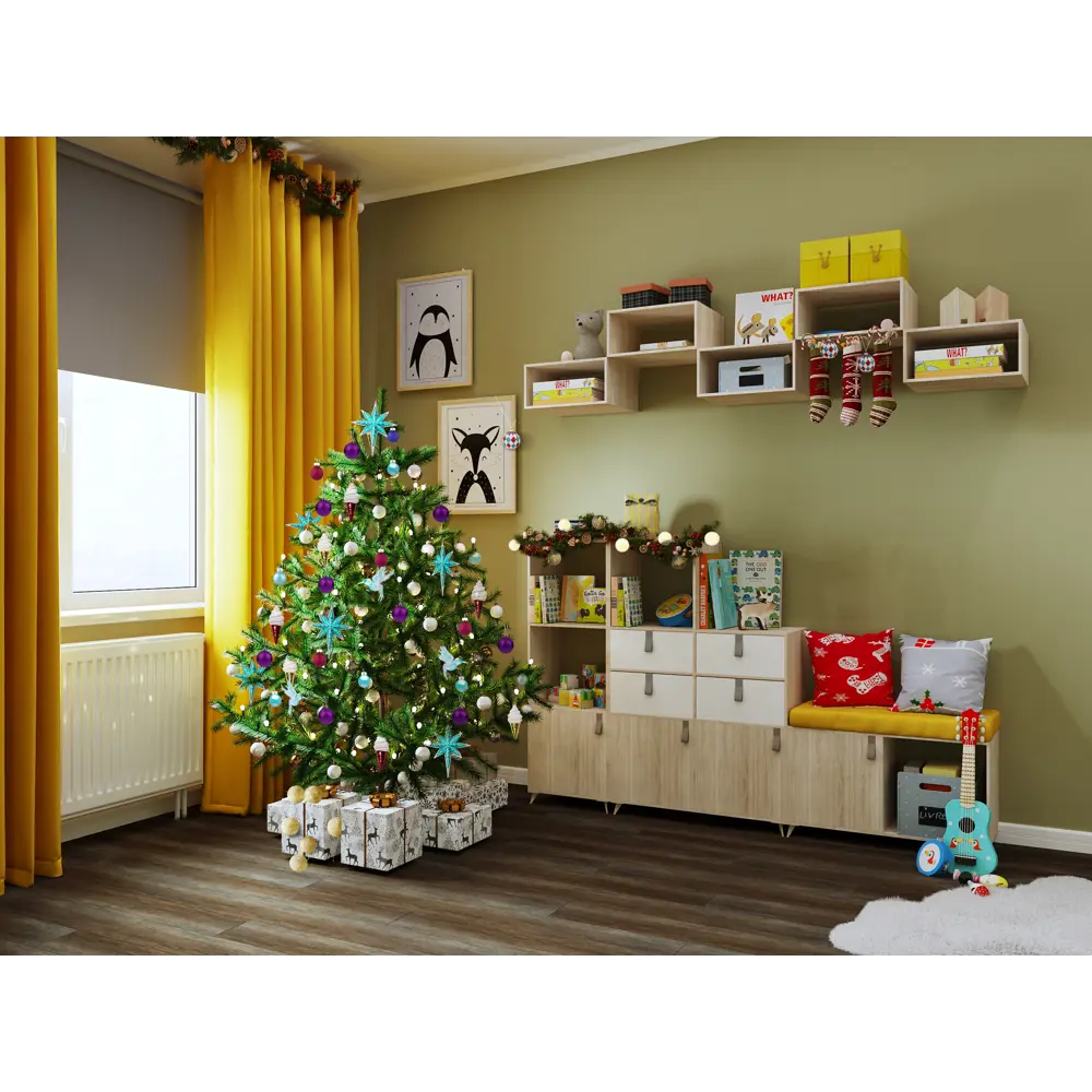 Стеллаж KONSENSA Руан 3 секции 36x104x31.7 см ЛДСП цвет дуб комано STLM-2059283 - Вид №9