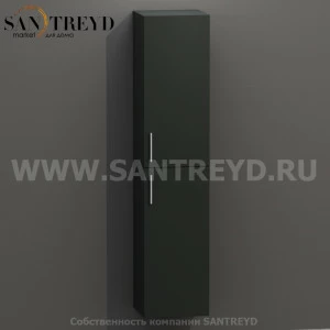 MDC159 Высокий шкаф с двумя створками 160 см серый Globo 4ALL Италия