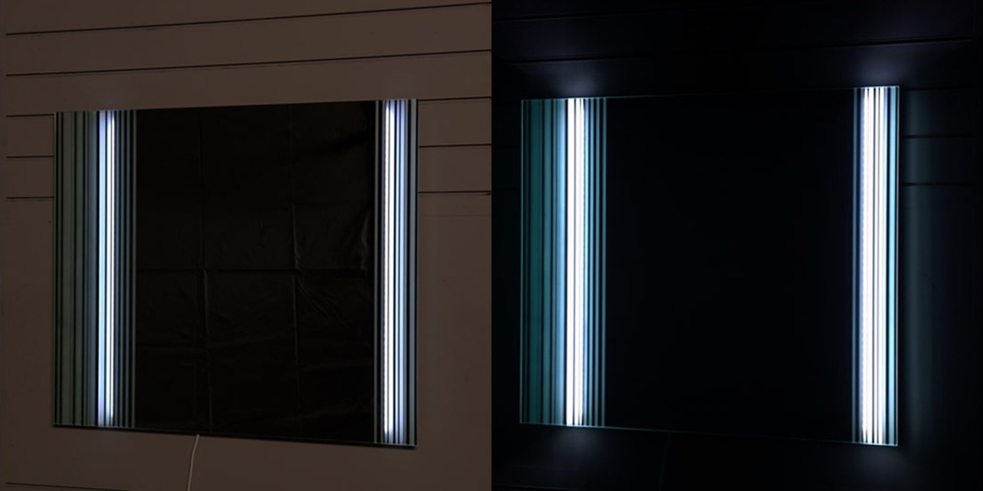 Зеркало 90*75, с внутр LED подсветкой+ IR sensor Aquanet DL-07 90 180765 - Вид №1