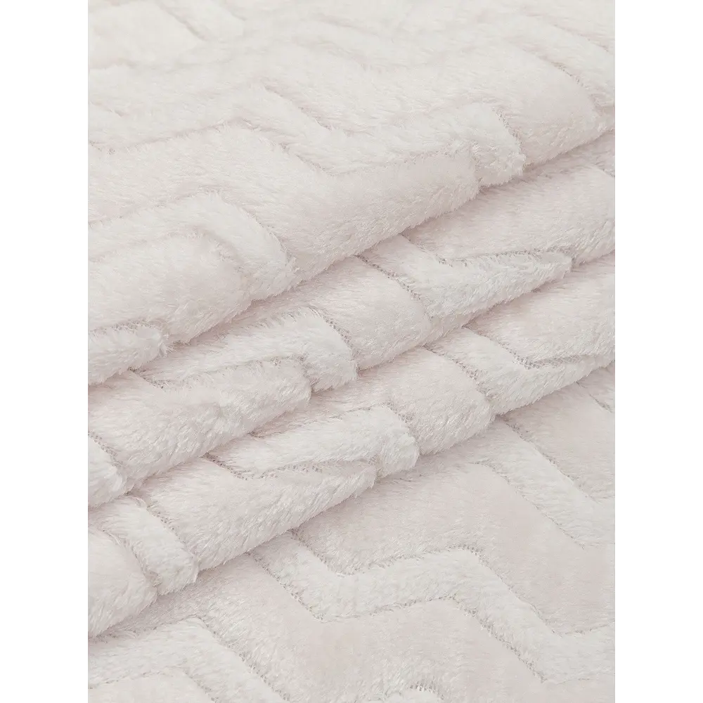 Плед Зигзаг 200x220 см фланель цвет шампань TEXREPUBLIC STLM-2055879 - Вид №2