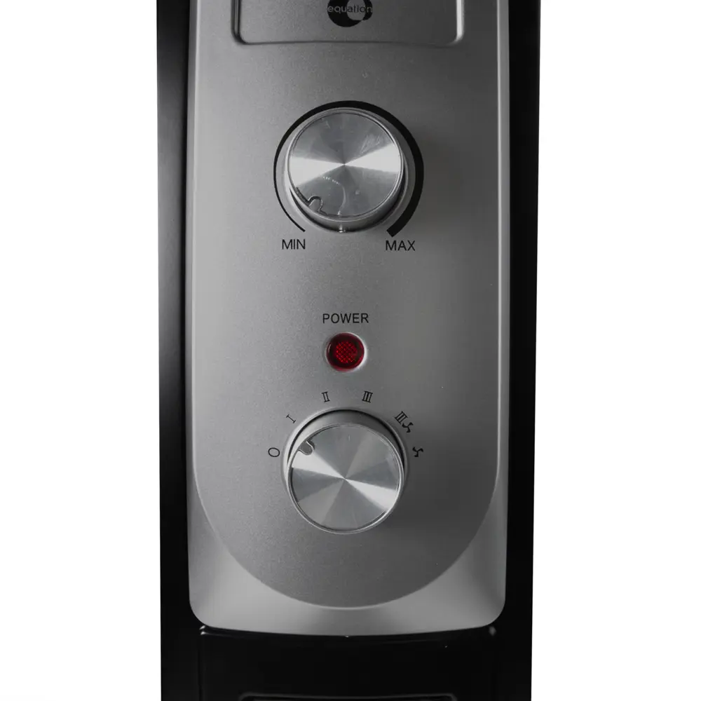 Обогреватель масляный Equation с механическим термостатом, 1500 Вт, 7 секций, цвет черный STLM-2146403 - Вид №2