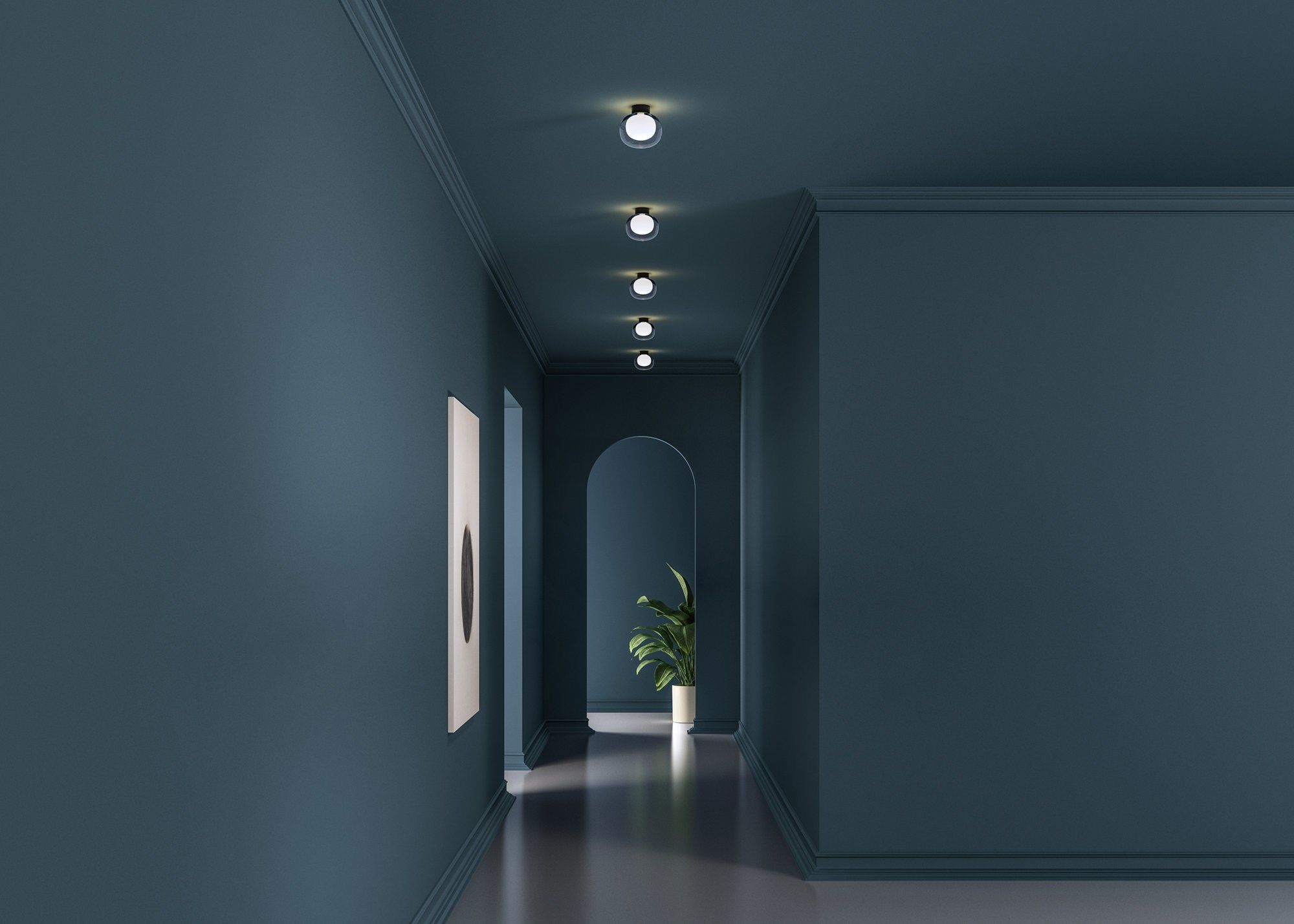 Бра из металла и боросиликатного стекла Tooy ARCH-00114827 - Вид №1