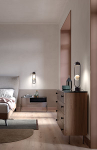 Металлическая светодиодная настольная лампа