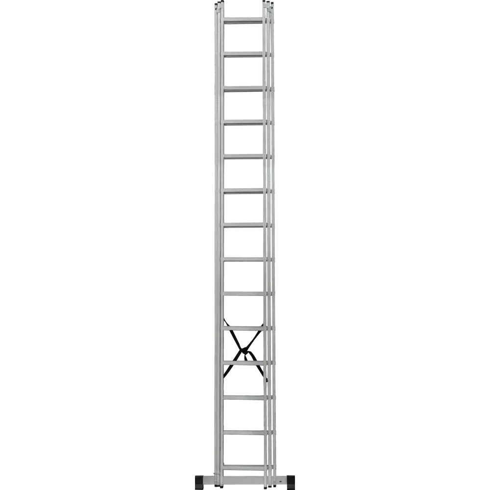 Лестница 3-секционная DILWIS 14 ступеней максимальная нагрузка 150 кг STLM-2153133 - Вид №6