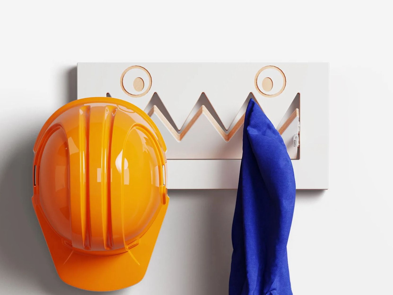 Вешалка для одежды из фанеры AMBIVALENZ Fläpps Monsterhäng 40x20-1 ARCH-00117341