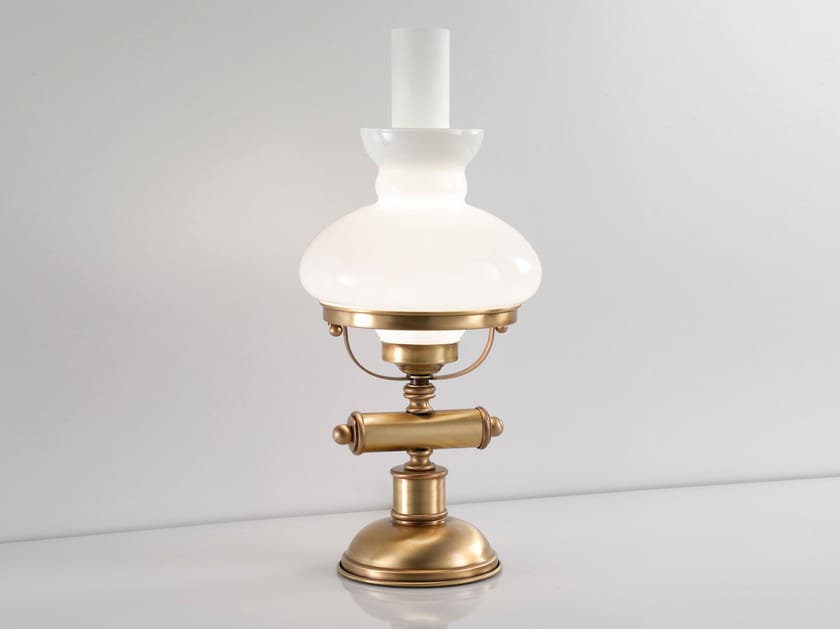 Стеклянная светодиодная настольная лампа Cremasco Illuminazione Венецианская традиция ARCH-00020443