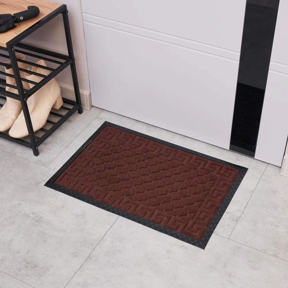Коврик придверный MONTDENIS KREAFORTA коричневый 40x60 STLM-2061890