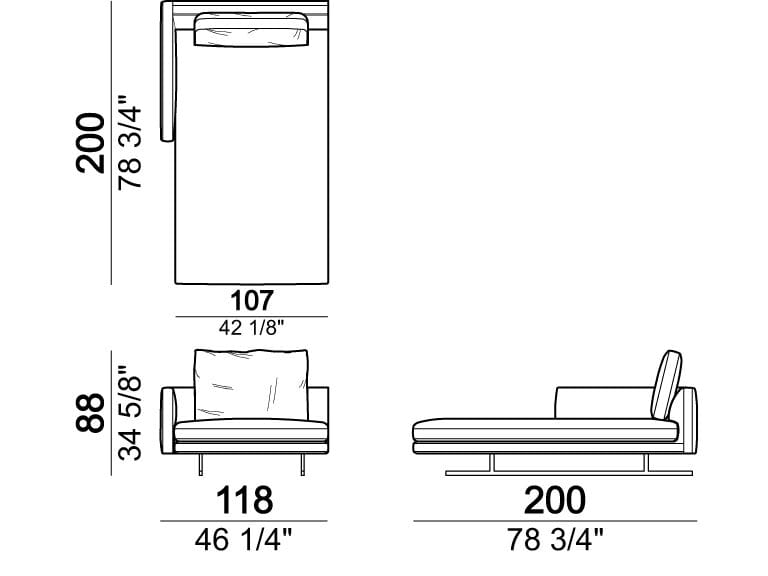 Тканевый диван с полуостровом Arketipo MOSS ARCH-00121787 - Вид №19
