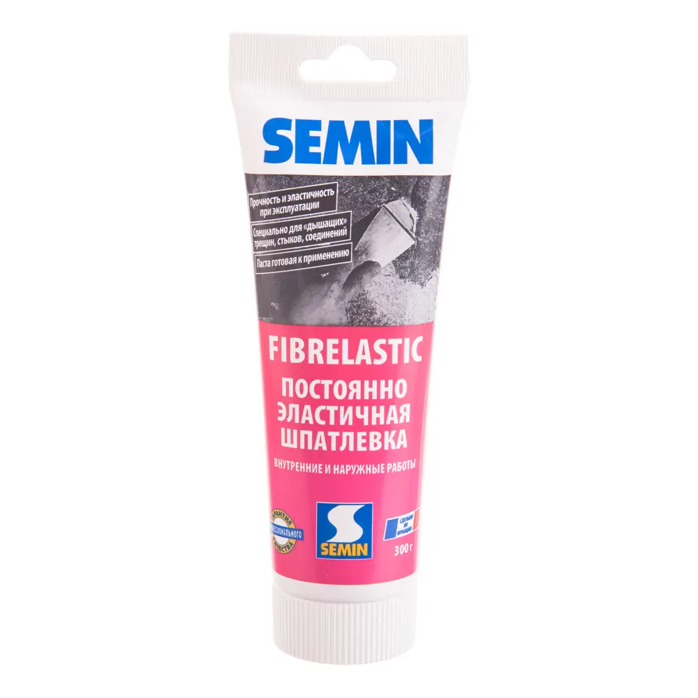 Шпаклёвка эластичная Semin Fiberlastic 0.3 кг STLM-2085436