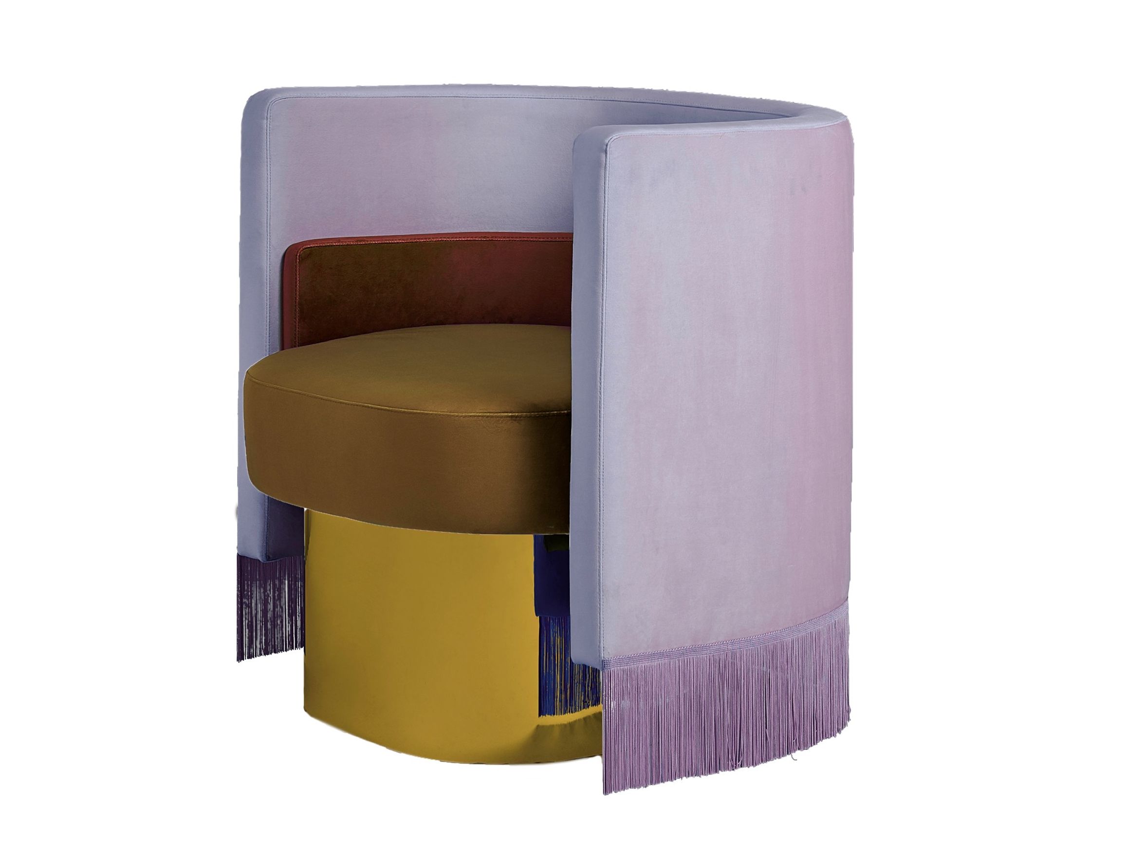 Бархатное кресло с подлокотниками Houtique ARCH-00075239 - Вид №1