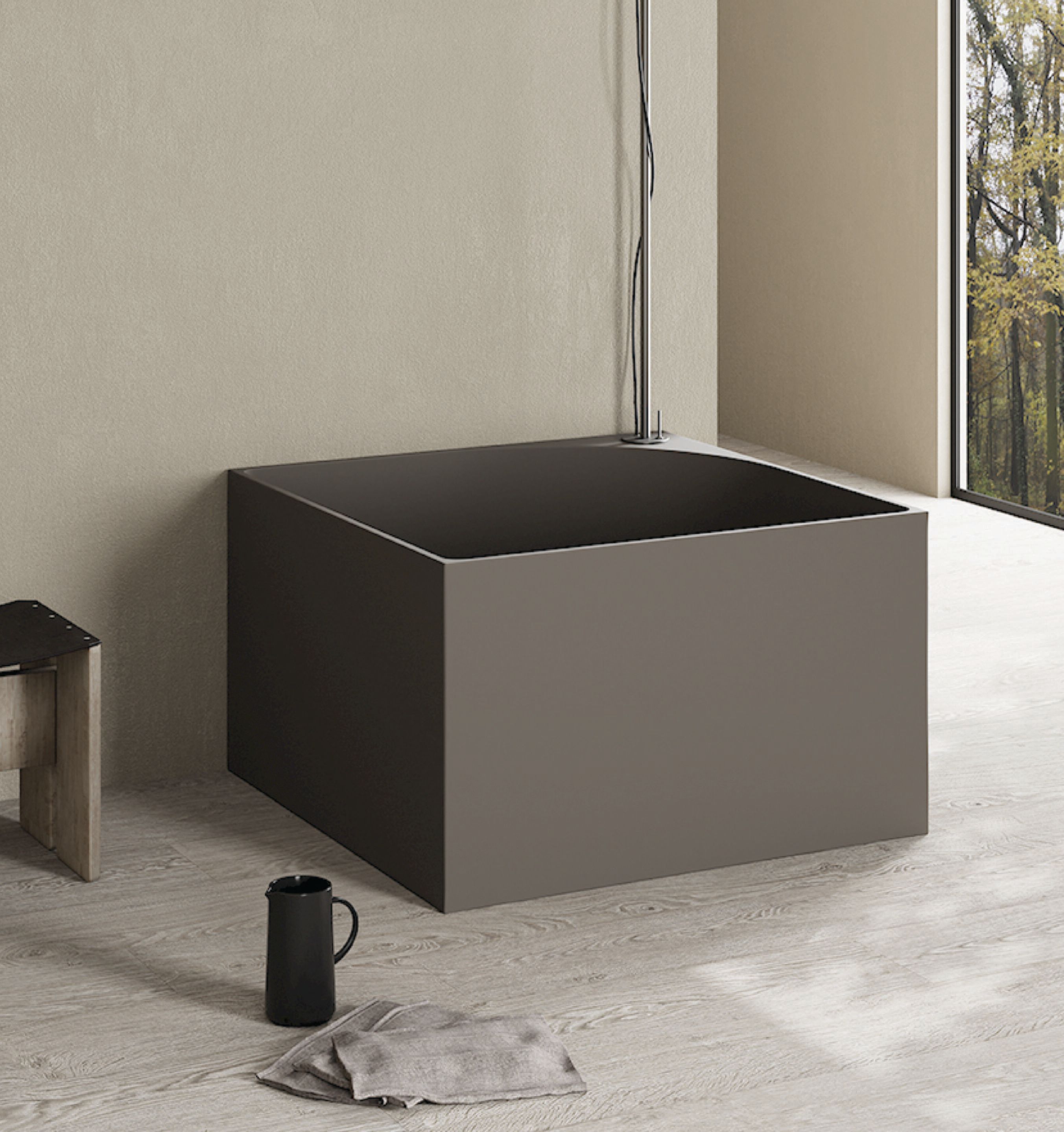 Квадратная ванна из Каменаluce® Nic Tub ARCH-00034238 - Вид №1