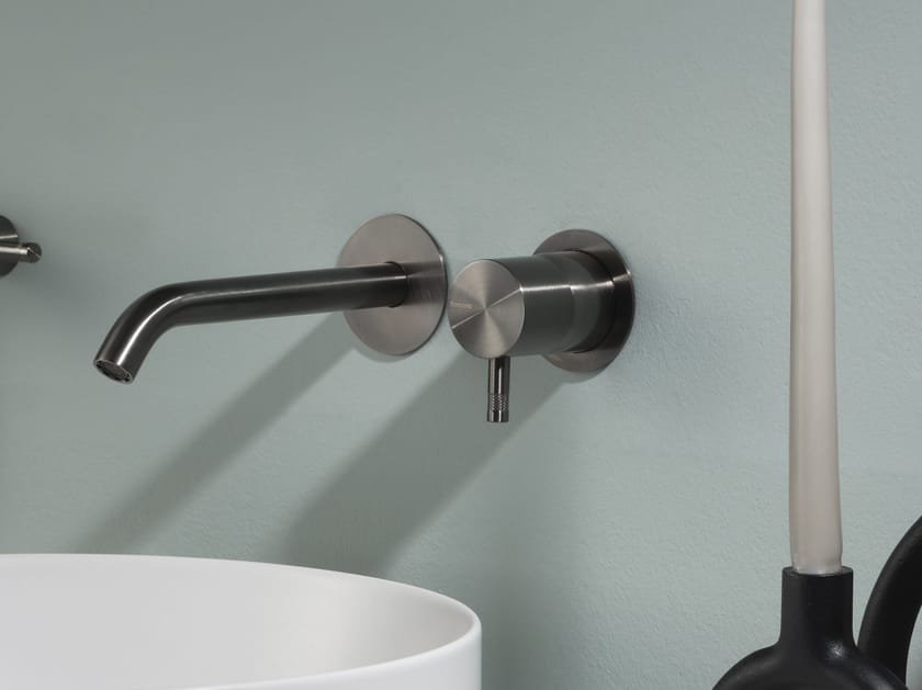 Настенный смеситель для раковины из нержавеющей стали с одной ручкой Ritmonio Diametro35 Inox ARCH-00107558