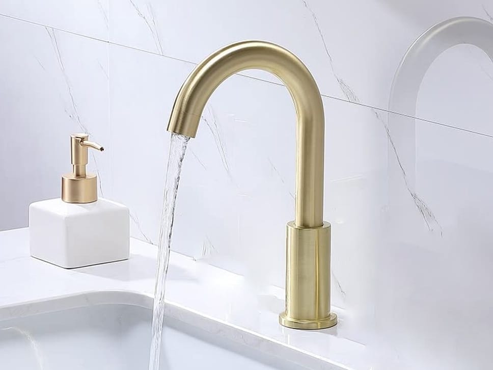 Инфракрасный смеситель для раковины из латуни Fontana Showers FS-1098-BG ARCH-00029854