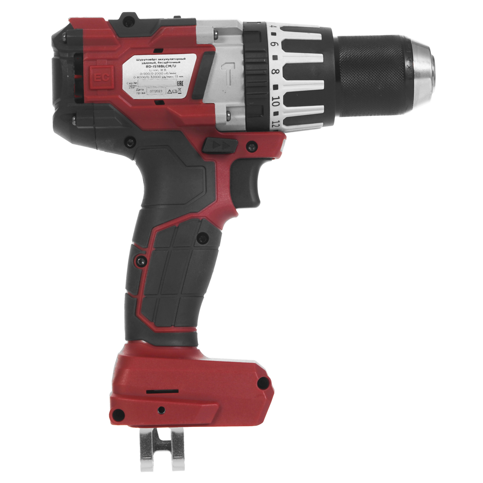 Дрель-шуруповерт REDVERG RD-IS18BLCM/U UNIMAX 18/36  , Без ЗУ, Без АКБ 5486323 STDN-0018195 - Вид №1