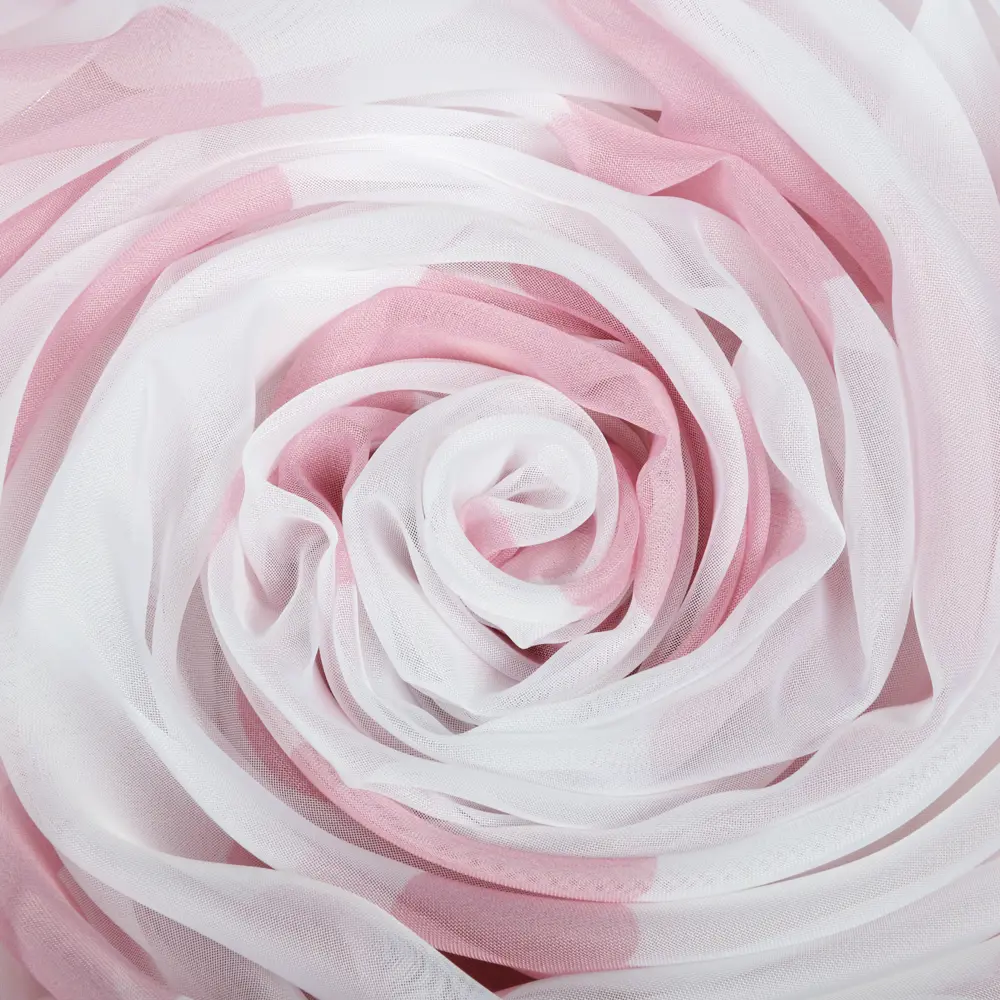 Тюль на ленте «Облака» 140х260 см цвет розовый SEASONS STLM-2066032 - Вид №1