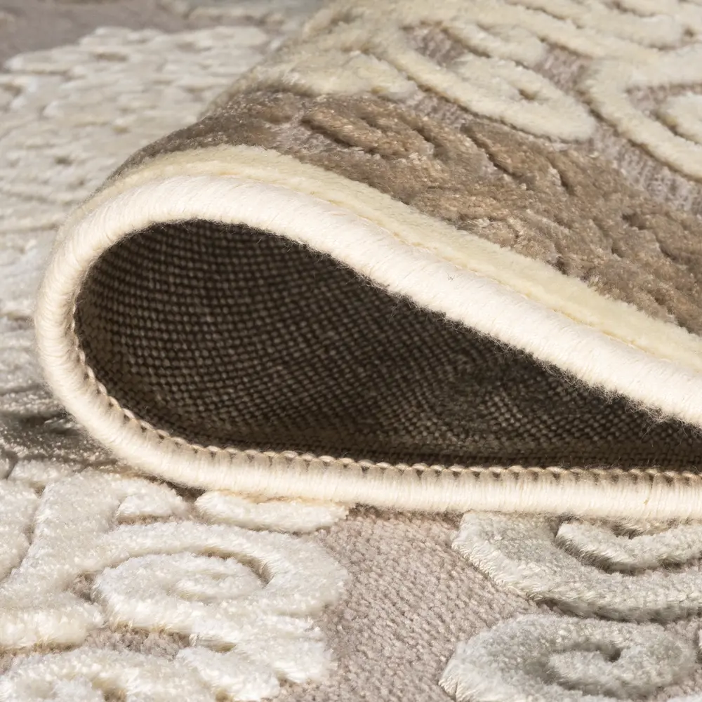 Ковер вискоза Genova 001-655590 65х110 см цвет бежевый RAGOLLE STLM-2199440 - Вид №2