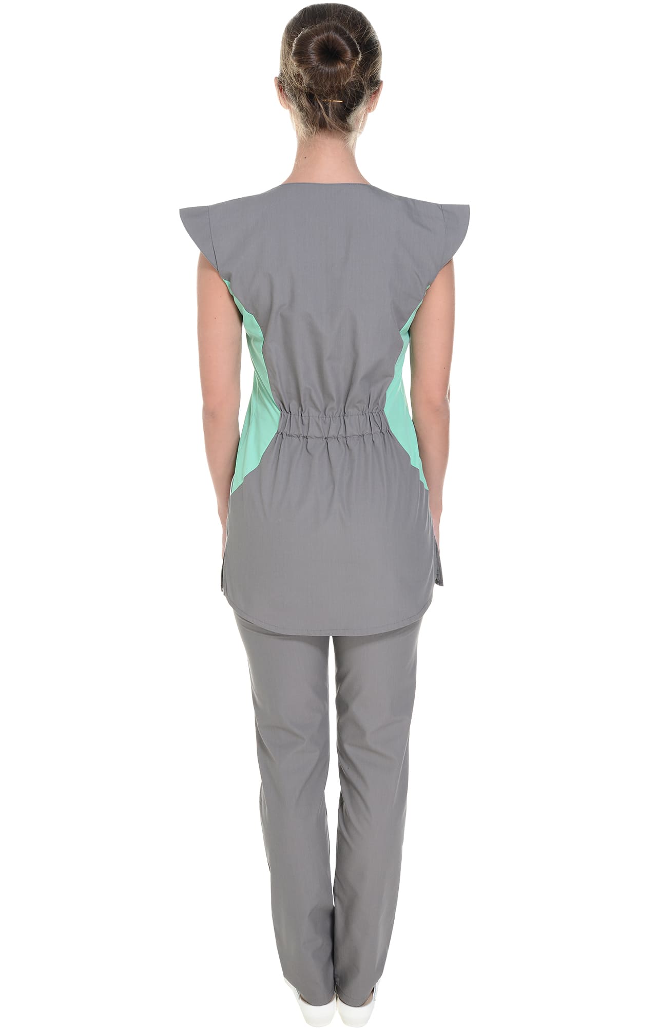 69310 Костюм "Лига" цвет темно-серый с салатовым  Медицинская одежда  размер 66 Спецодежда  - Вид №11