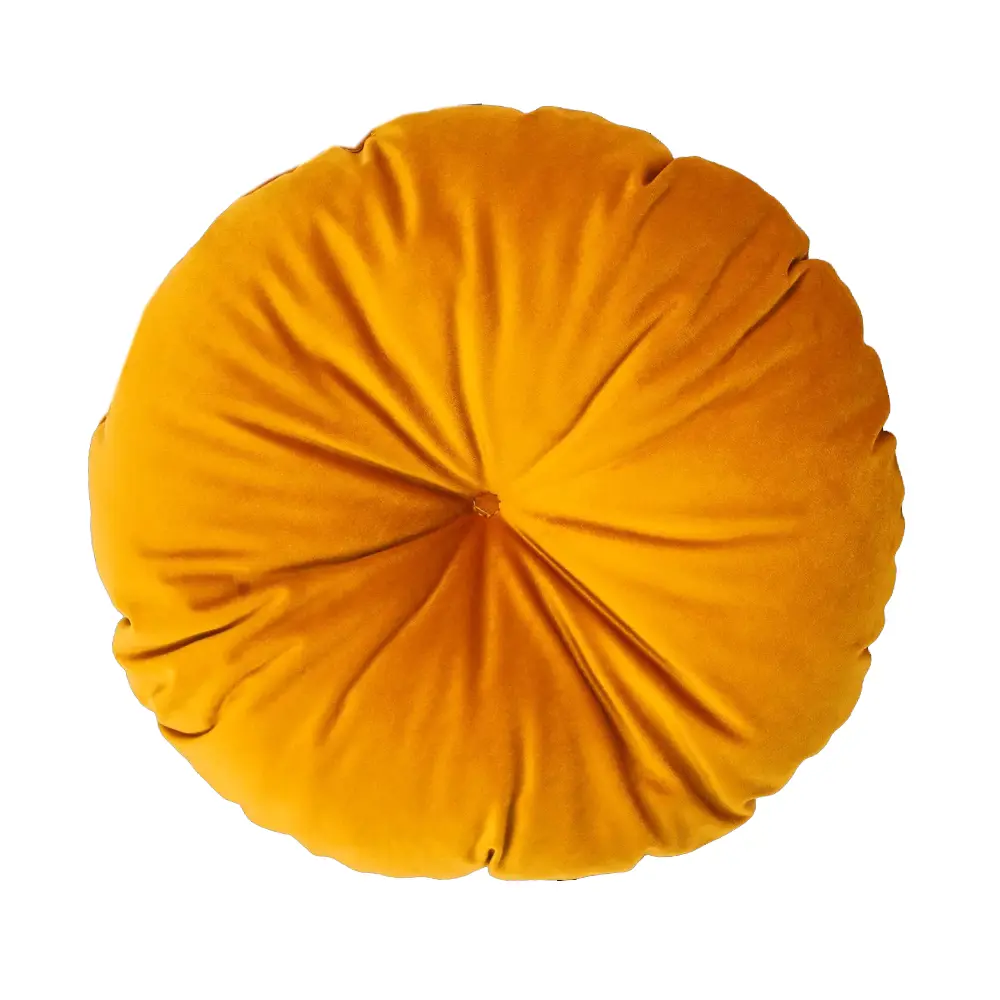 Декоративная подушка Seasons Solemio 1 ø37 см цвет желтый STLM-2058424