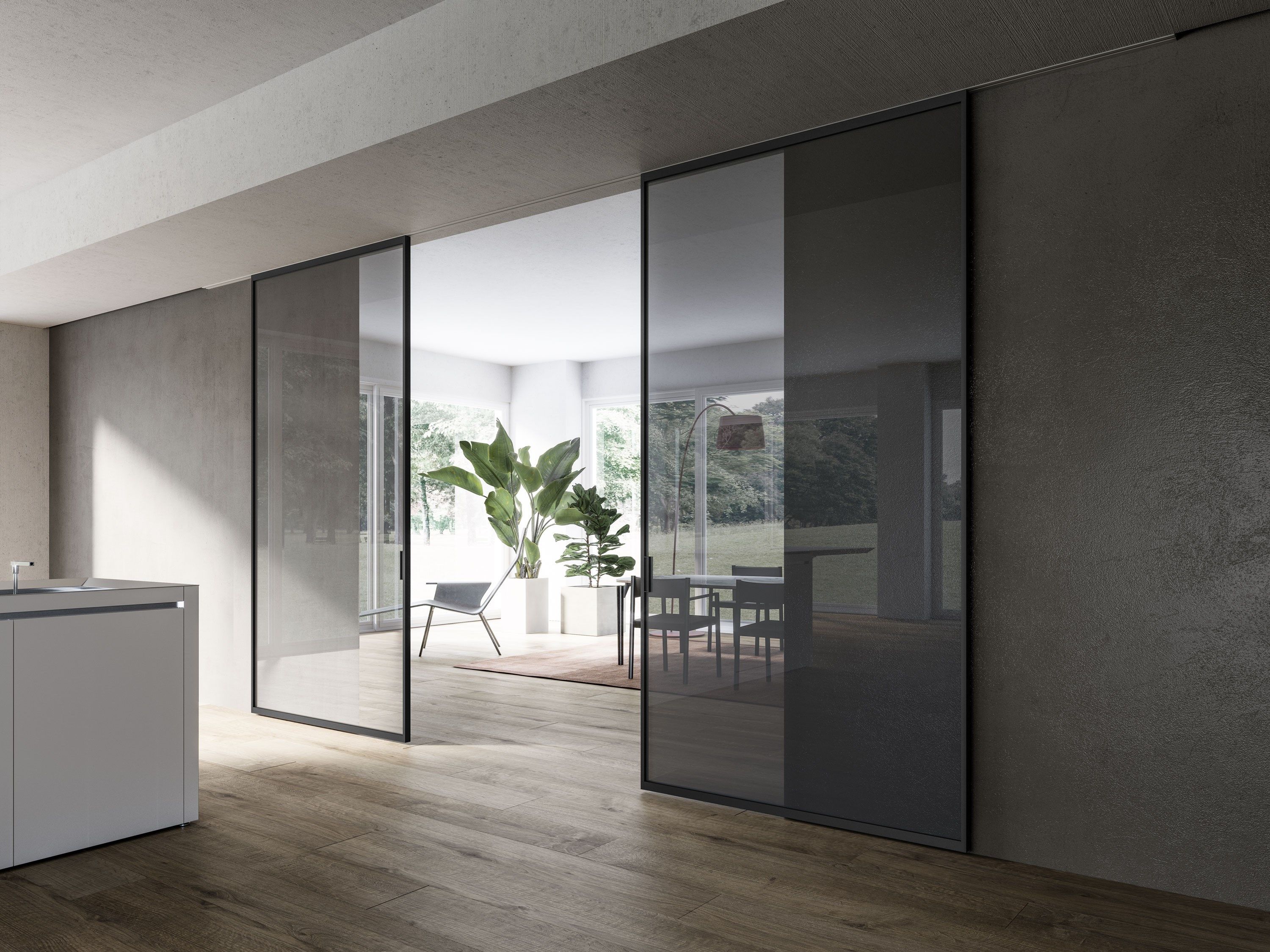 Раздвижные стеклянные двери ADL мифический ARCH-00059135 - Вид №11