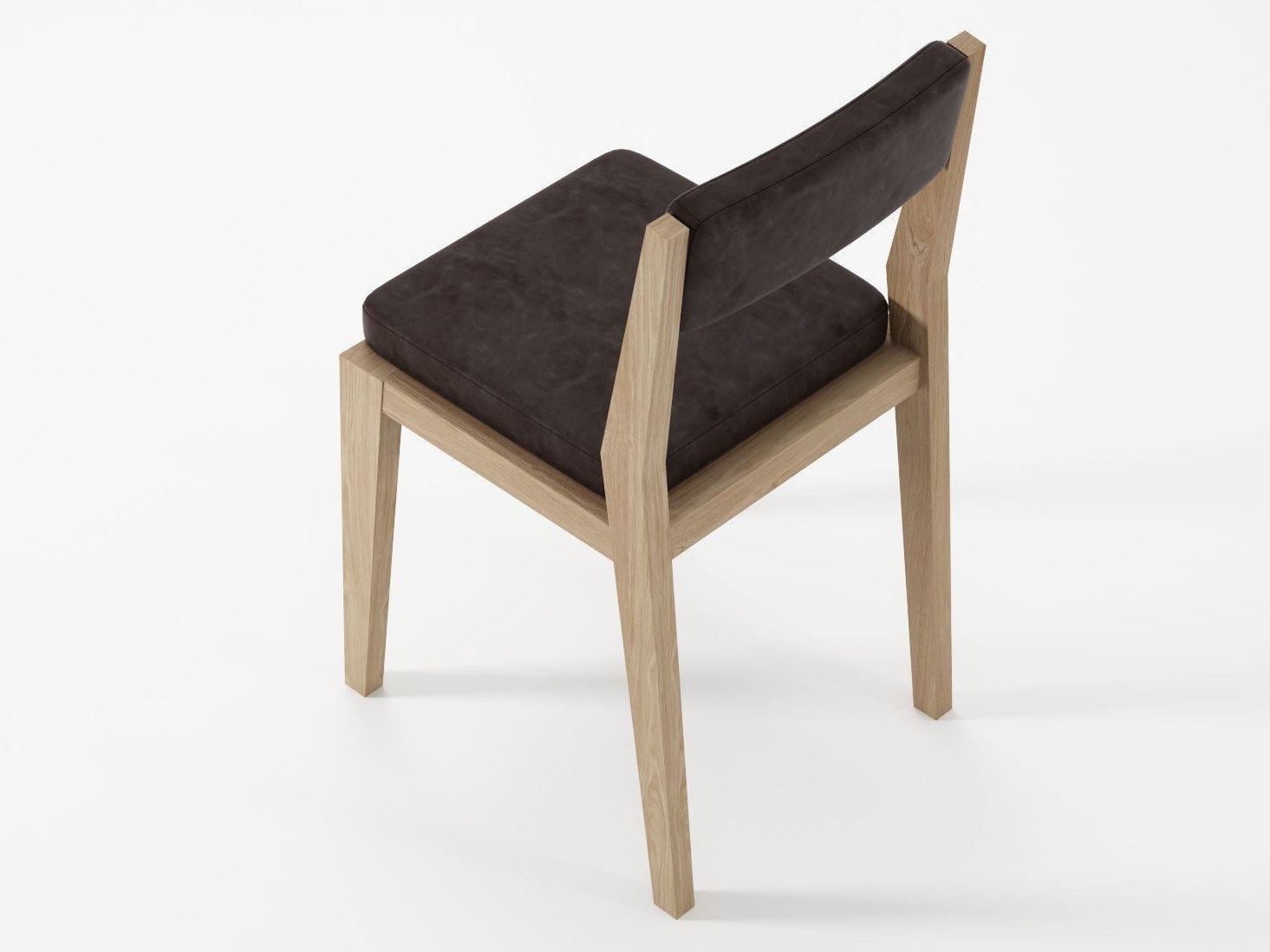 Мягкий стул для ресторана из массива дерева KARPENTER Nouveau Bistro ARCH-00008818 - Вид №5