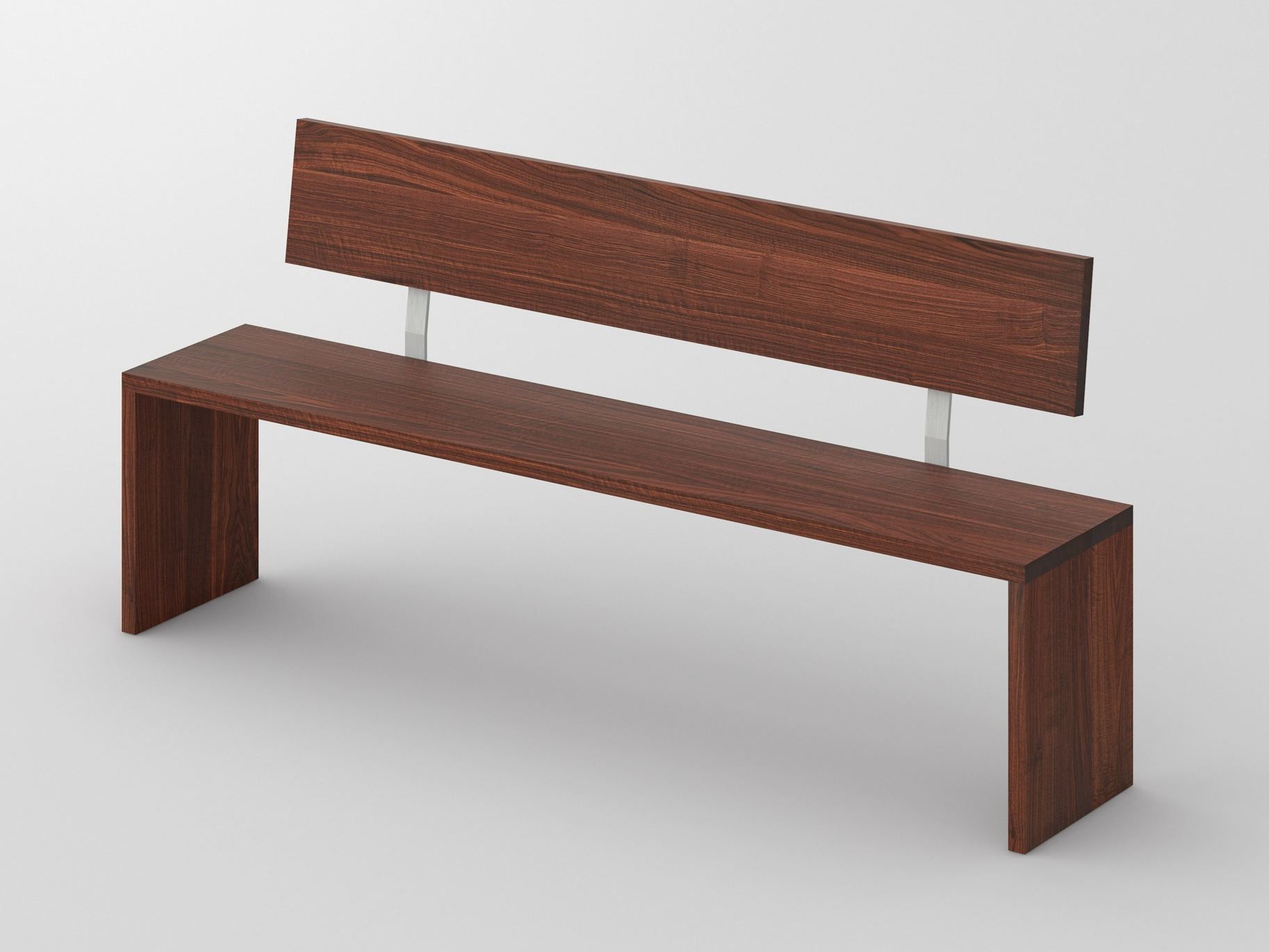 Скамья из массива дерева со спинкой Vitamin Design Mena ARCH-00047627