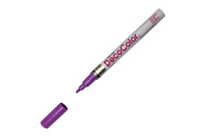 16191294 Лаковый маркер с круглым наконечником 1-2мм ярко-пурпурный HOT PURPLE MAR200/79 MARVY UCHIDA