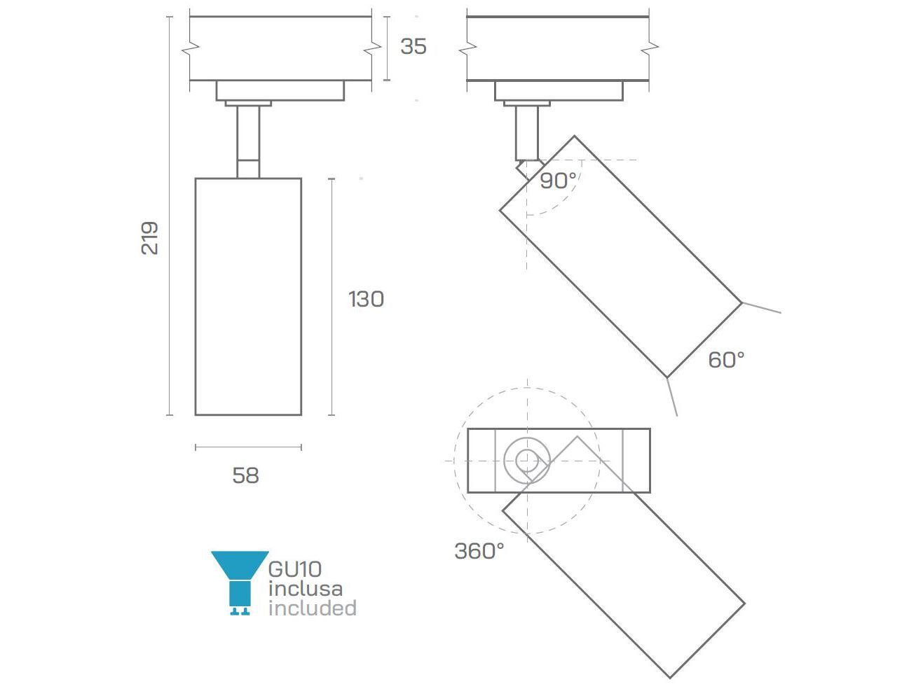 Алюминиевое освещение трека Amarcords Tobe ARCH-00063330 - Вид №14
