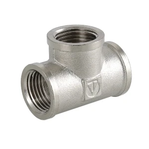 Тройник Valtec 1 1/4" ВР мм никелированная латунь S13010007 82563400 STLM-2086942
