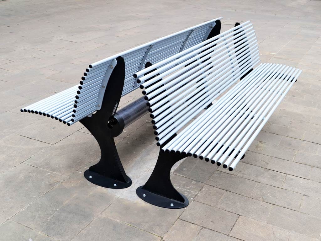 Стальная скамья с разъемом USB EUROCOMITALIA SHARK SMART ARCH-00051729