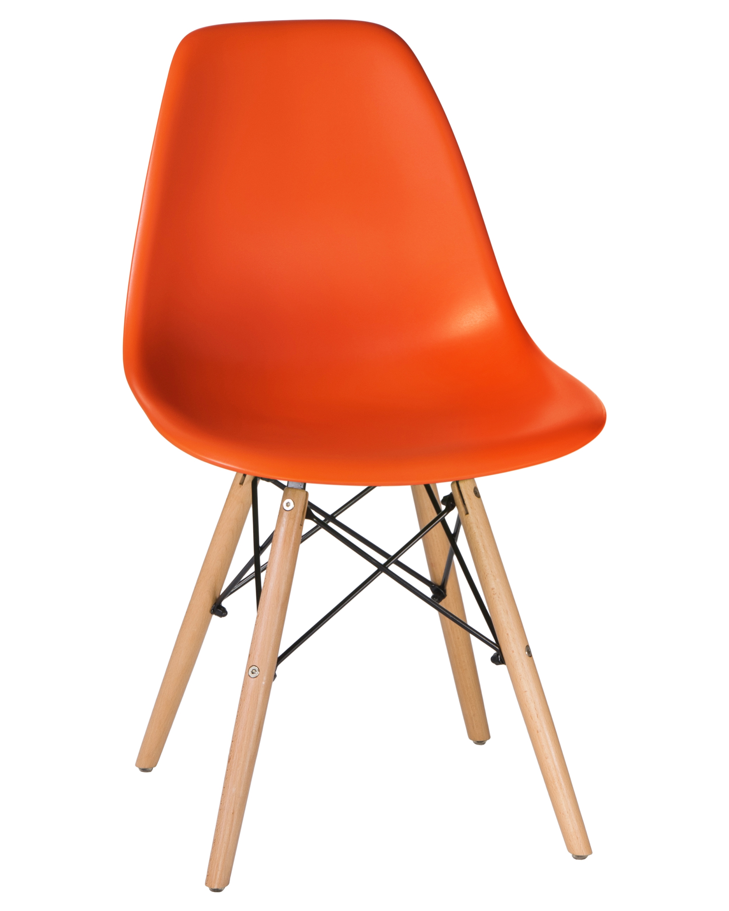 90297722 Кухонный стул DSW 46х80х53см полипропилен цвет оранжевый LMZL STLM-0173550 DOBRIN