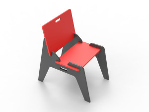 Наружное сиденье из полиэтилена