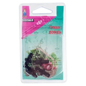 Набор коннекторов для системы полива "Дождь" BOUTTE  4 мм, 4 шт. №43