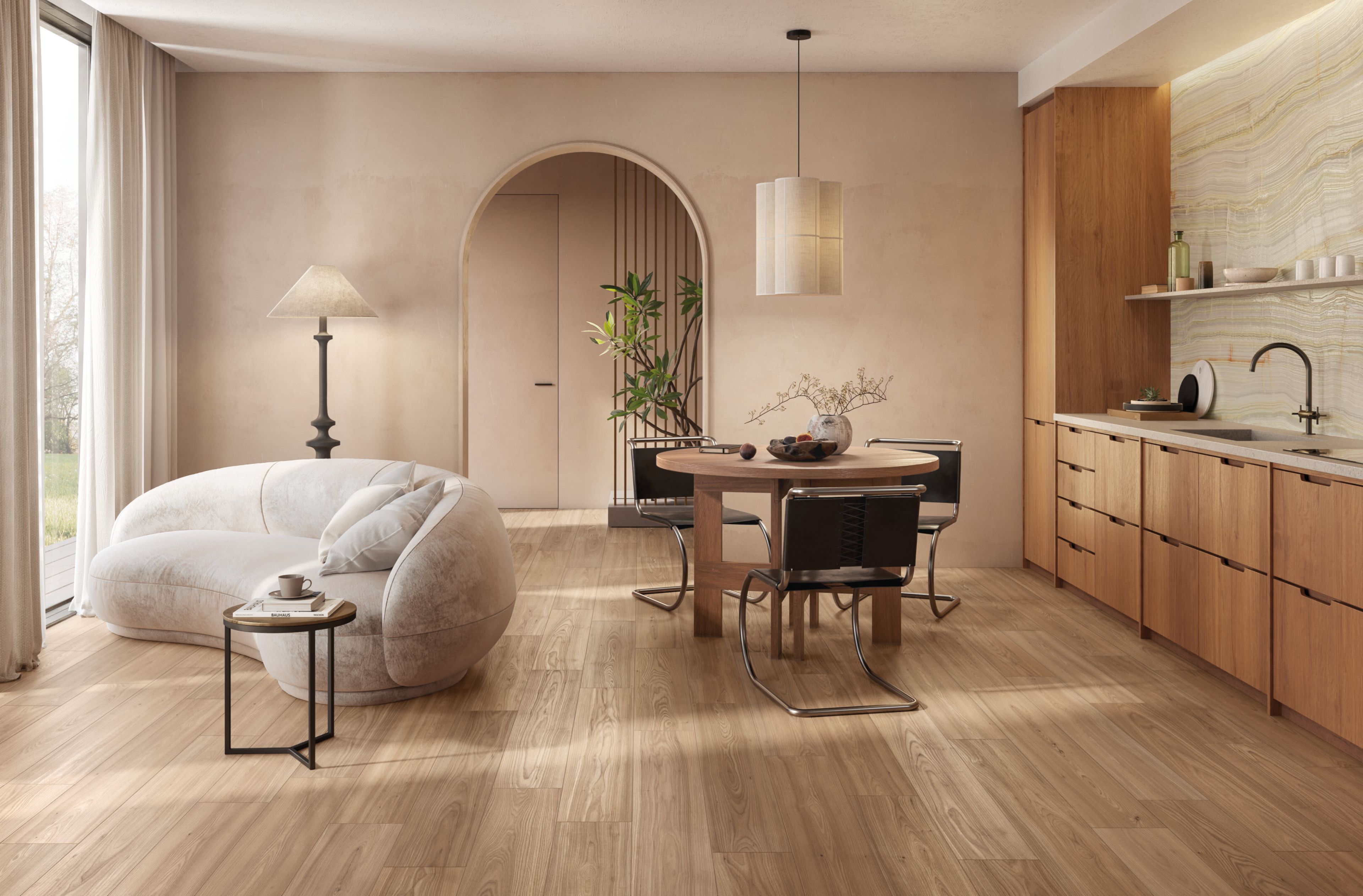 Пол/облицовка из керамогранита с эффектом древесины LaFaenza YAKISUGI ARCH-00062400 - Вид №2