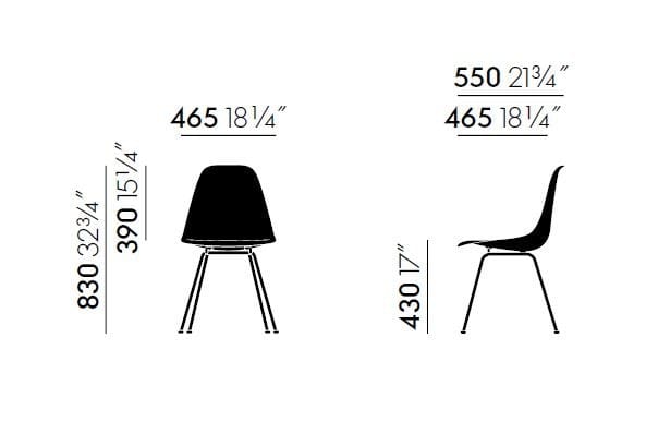 Стул из полипропилена с мягким сиденьем VITRA Eames Plastic Chair ARCH-00098148 - Вид №8
